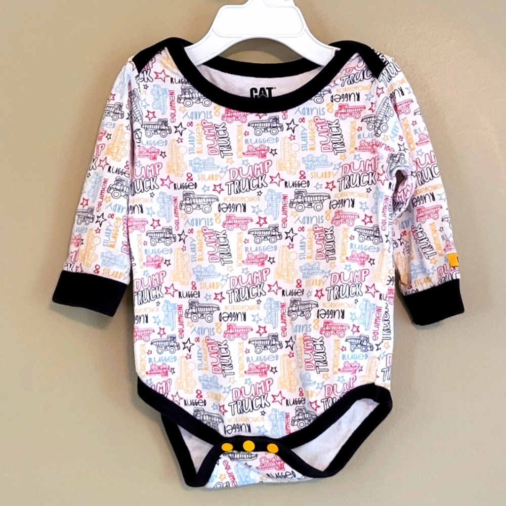 CAT long sleeve onesie/bodysuit